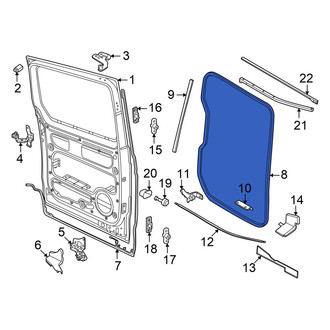 Volkswagen OE - Left Outer Sliding Door Weatherstrip