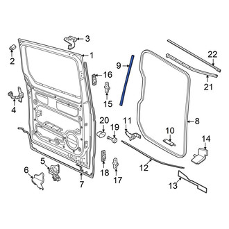 Volkswagen OE - Right Sliding Door Shell Seal