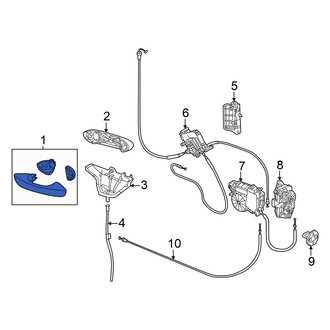 Volkswagen OE - Left Outer Sliding Door Handle