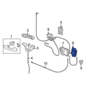 Volkswagen OE - Left Sliding Door Latch