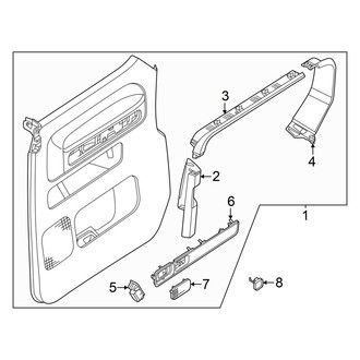 Volkswagen OE - Side Loading Door / Sliding - Interior Trim