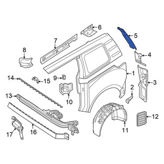 Volkswagen OE - Left Outer Body D-Pillar