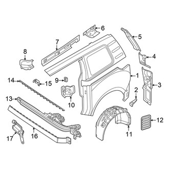 Volkswagen OE - Side Panel - Quarter Panel & Components