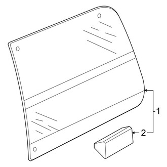 Volkswagen OE - Side Panel - Glass & Hardware