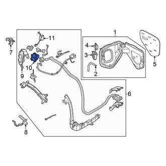 Volkswagen OE - Drive Motor Battery Pack Charging Port Assembly