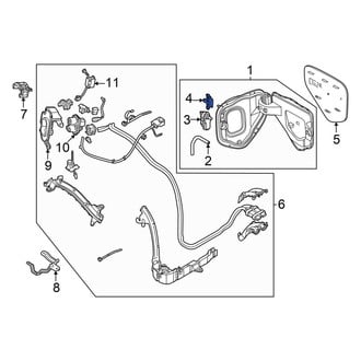 Volkswagen OE - Drive Motor Battery Pack Charging Port Door Release Actuator
