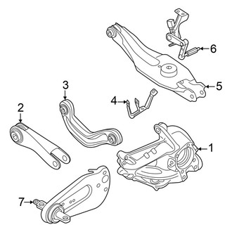Volkswagen OE - Rear Suspension - Suspension Components