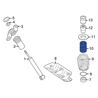 Volkswagen OE - Rear Suspension Strut Bellows