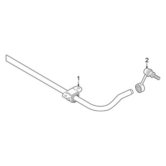 Volkswagen OE - Rear Suspension - Stabilizer Bar & Components