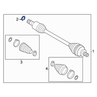 Volkswagen OE - CV Axle Shaft Retaining Ring