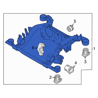 Volkswagen OE - Rear Suspension Subframe Crossmember
