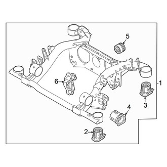 Volkswagen OE - Rear Suspension - Suspension Mounting