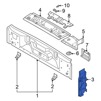 Volkswagen OE - Rear Left Rear Body Panel Extension