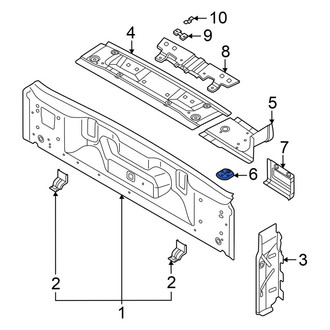 Volkswagen OE - Rear Rear Body Reinforcement Plate