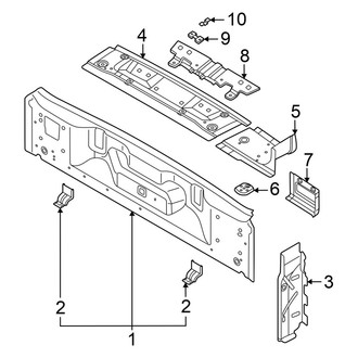 Volkswagen OE - Rear Body & Floor - Rear Body