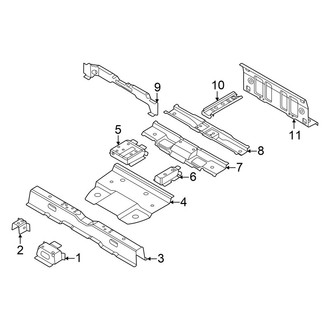 Volkswagen OE - Rear Body & Floor - Floor & Rails (Frame Components)