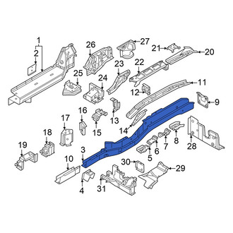 Volkswagen OE - Frame Side Member