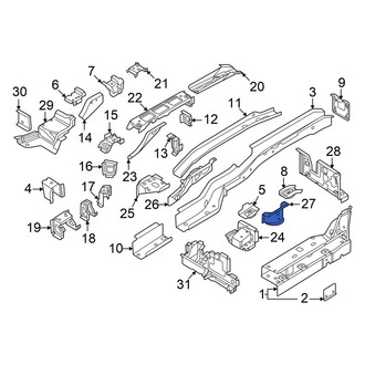 Volkswagen OE - Right Coil Spring Pocket