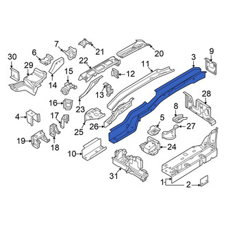 Volkswagen OE - Frame Side Member