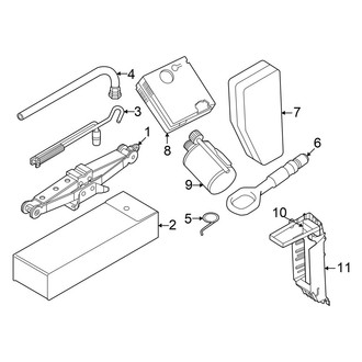 Volkswagen OE - Rear Body & Floor - Jack & Components