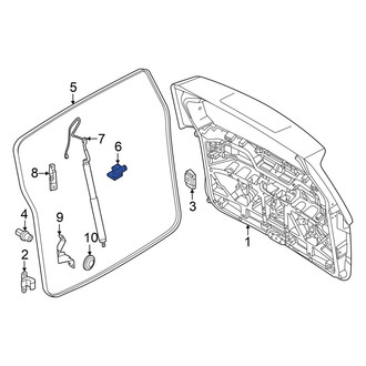 Volkswagen OE - Rear Liftgate Hinge