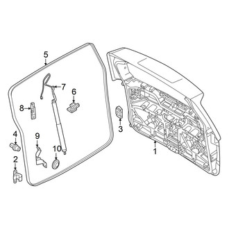 Volkswagen OE - Lift Gate - Gate & Hardware