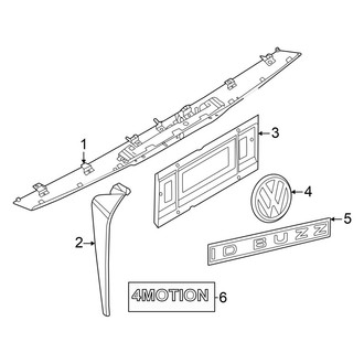 Volkswagen OE - Lift Gate - Exterior Trim