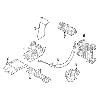 Volkswagen OE - Lift Gate - Lock & Hardware