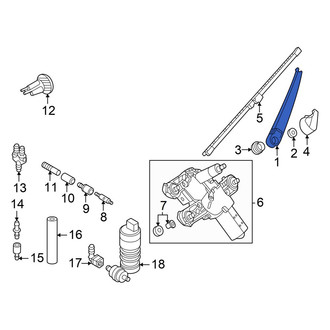 Volkswagen OE - Rear Wiper Arm