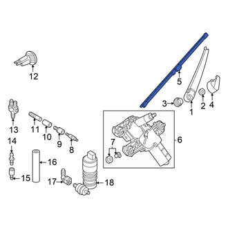 Volkswagen OE - Rear Wiper Blade