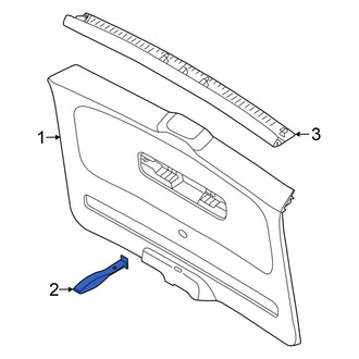 Volkswagen OE - Rear Tailgate Handle