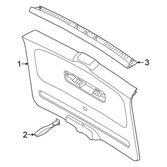 Volkswagen OE - Lift Gate - Interior Trim