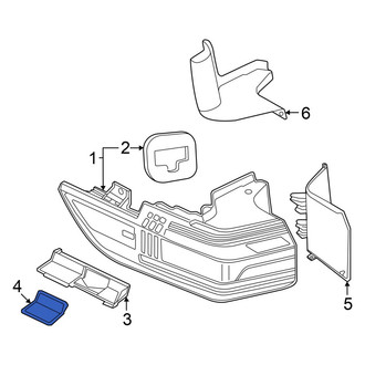 Volkswagen OE - Left Tail Light Assembly Cap