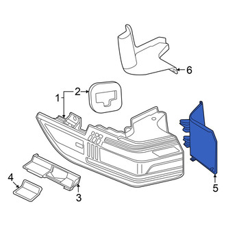 Volkswagen OE - Rear Left Lower Tail Light Cover