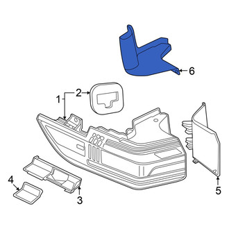 Volkswagen OE - Rear Left Upper Tail Light Cover
