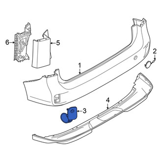 Volkswagen OE - Rear Left Reflector Panel