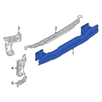 Volkswagen OE - Rear Bumper Impact Bar