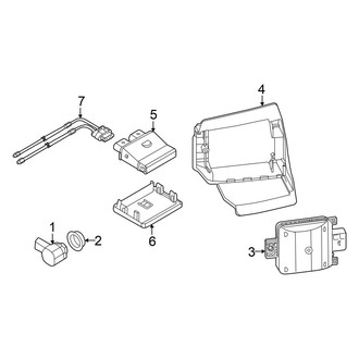Volkswagen OE - Rear Bumper - Electrical Components