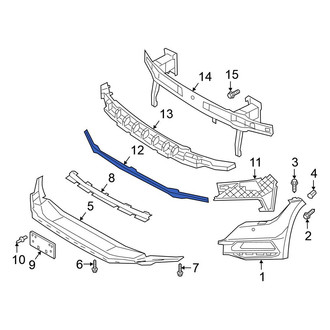 Volkswagen OE - Front Bumper Cover Reinforcement