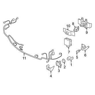 Volkswagen OE - Front Bumper & Grille - Electrical Components