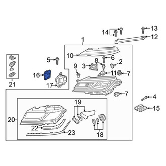 Volkswagen OE - Front Headlight Control Module