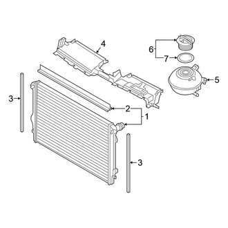 Volkswagen OE - Cooling - Radiator & Components