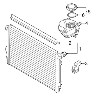 Volkswagen OE - Cooling - Radiator & Components (Main)