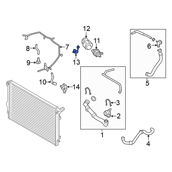 Engine Water Pump Bracket