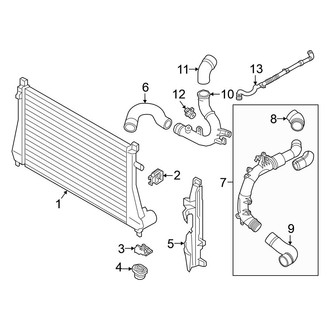 Volkswagen OE - Cooling - Intercooler
