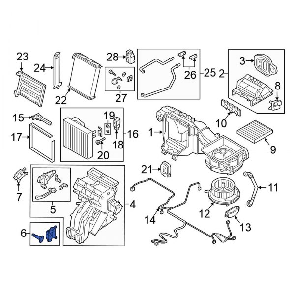 HVAC Blend Door Actuator