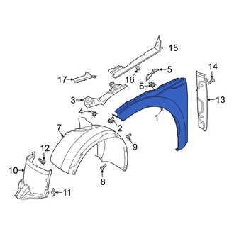Volkswagen OE - Front Left Fender