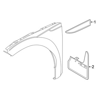 Volkswagen OE - Fender - Exterior Trim