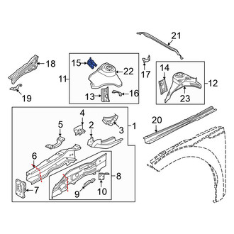Volkswagen OE - Right Engine Mount Support Bracket