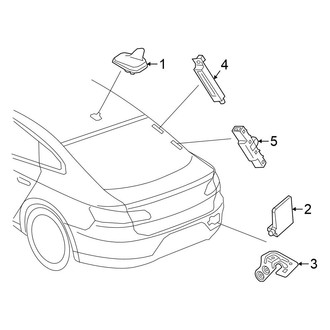 Volkswagen OE - Electrical - Antenna